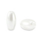 Imitation freshwater pearls rice 4x8mm White